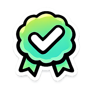 Badge sticker icon