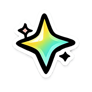 Star sticker icon